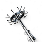 Free Standing / Wrought Iron / Coat Rack 1960s thumbnail 3
