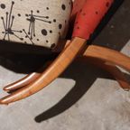 Mid Century Congo Chair By Theo Ruth For Artifort With Original Upholstery Vintage 1950S thumbnail 7