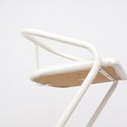 Set Wit Metalen Barstoelen, 1970s thumbnail 10