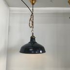 Industriële Vintage Cafe/plafondlamp Metaal/emaille thumbnail 6
