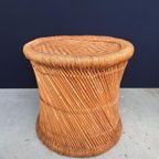 Rotan Mand, Plantentafeltje, Krukje, Vintage Bamboe Basket thumbnail 5