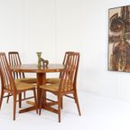Ronde Deense Eettafel Johs. Kristoffersen & Son Tafel Vintage thumbnail 17