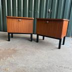 Vintage Teak Nachtkastjes - Set Van 2 thumbnail 2
