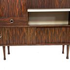 Vintage Highboard Wandmeubel Jaren 60 Rosewood Fineer thumbnail 14