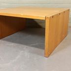 Vintage Houten Kubieke Salontafel Bijzettafel thumbnail 4