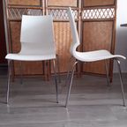 Marco Maran For Knoll – Gigi Chairs White, Set Of 8 thumbnail 6