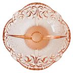 Artdeco Fruitschaal Rosaline Roze Glas 1930’s thumbnail 2