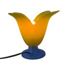 Vandeheg - Table Lamp Made From Glass - Blue/Yellow - Model Tullip thumbnail 2