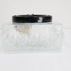 Vintage Plafondlamp Vierkant Glas thumbnail 11