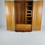Prachtige Engelse Art Deco-Kast Van Wortelnotenhout – Jaren 30 thumbnail 4