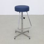 Verstelbare Kruk In Chroom, 1960S thumbnail 7