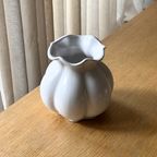 Vintage French White Porcelain Vase thumbnail 4