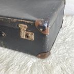 Brocante Zwarte Koffer Vintage Suitcase thumbnail 5