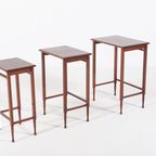 Swedish Modern Nesting Side Tables From <<<brand>>>, 1950s thumbnail 2