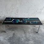 Ceramic And Metal Coffee Table By Denisco thumbnail 2