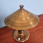 Art Deco Messing Lamp, Jaren 20-30 thumbnail 5