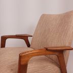 Vintage Deens Design Fauteuil, Yngve Ekstrom 1960S Teak Hout thumbnail 4