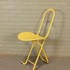 Vintage Dafne Design Klapstoel, Gastone Rinaldi, Thema, Geel thumbnail 12