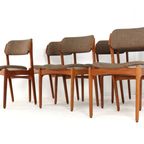 Set 6 Erik Buch Stoelen Vintage Eetkamerstoelen thumbnail 6
