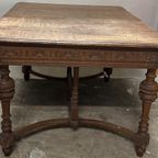 Henri Ii Solid Walnut Dining Table thumbnail 13