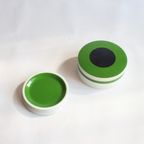 Space Age Green Melamine Nesting Dishes, Japan 1970S thumbnail 3