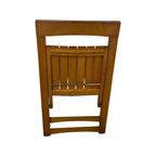 Aldo Jacober - Folding Chair Model ‘Trieste’ - Bazzani Italy - Light Oak (Wood Grain) thumbnail 7