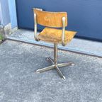 Industriele Schoolstoel Vintage Hoog Model thumbnail 5