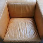 Vintage Grote Leren Fauteuils thumbnail 7