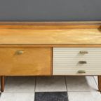 Low Sideboard 1960S White Drawers 1 Door thumbnail 10