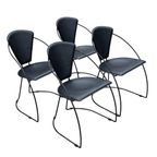 Vintage Arrben Linda Eetkamerstoelen Set Van Vier Jaren 80 thumbnail 11