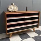 Pink Triple Front Jiri Jiroutek Sideboard For Interier Praha 1960S thumbnail 13