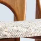5 Vintage Deense Mid Century Eetkamer Stoelen Glostrup thumbnail 8