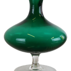 Vintage Groen Glazen Solifleur Vaasje thumbnail 4