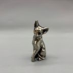 Zilveren Miniatuur Kat thumbnail 8