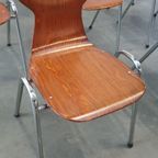 12x Eromes Pagholz Industriële Stapelbare Design Stoel thumbnail 13