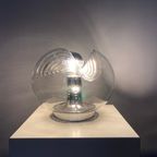 Vintage Glass Table Lamp Futura By Peill And Putzler 1960 thumbnail 10