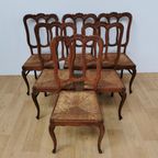 Set Vintage Stoelen Eettafelstoelen Eetkamerstoelen Set Prijs thumbnail 17