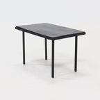 Minimalist Steel And Slate Side Or Coffee Table 1960S thumbnail 2