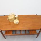 Vintage Salontafel Omkeerbaar Blad Teak thumbnail 3