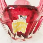 Mid-century Murano Glas Schaal Groen thumbnail 2