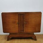 Vintage Art Deco Buffetkast, Dressoir, Wandkast Jules Leleu thumbnail 4