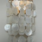 Capiz Schelpen Wandlamp Lamp Goud Frame Opaline Schelpen thumbnail 18