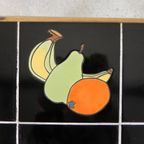 Rotan En Bamboe Salontafel Met Tegels, Tegeltafel, Jaren 50 thumbnail 22