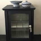 Blauwe Vitrinekast  Glas In Lood thumbnail 3