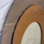 Wand Spiegel Rond Van Metalvetro Galvorame Met Bruin Tinten thumbnail 7