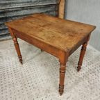 Antieke Tafel Bureau Met Stoel Landelijk thumbnail 12