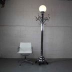 Large Art Deco Coat Rack/Floor Lamp thumbnail 4