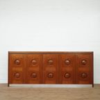 Brutalist Highboard In Cherry Wood thumbnail 2