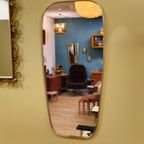 Vintage Wandspiegel Spiegel Mirror Messing Goud thumbnail 5