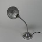 Aluminium Vintage Bureaulamp Met Buigstang, Jaren 50 thumbnail 15